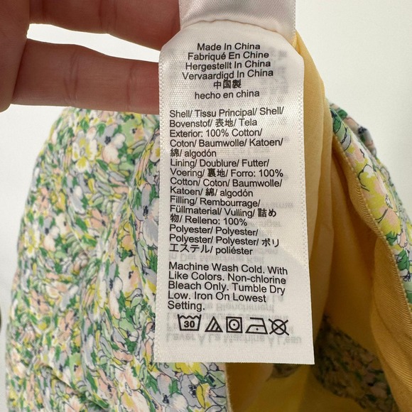 J. Crew Floral Mini Skirt - Green and Yellow - Picture 10 of 10